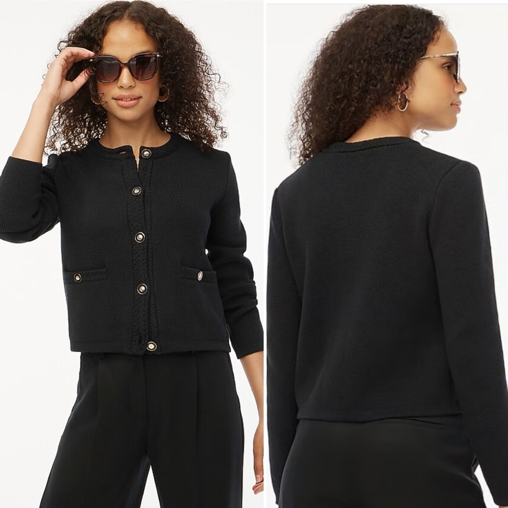 J.Crew Cotton Lady Jacket Cardigan Sweater
